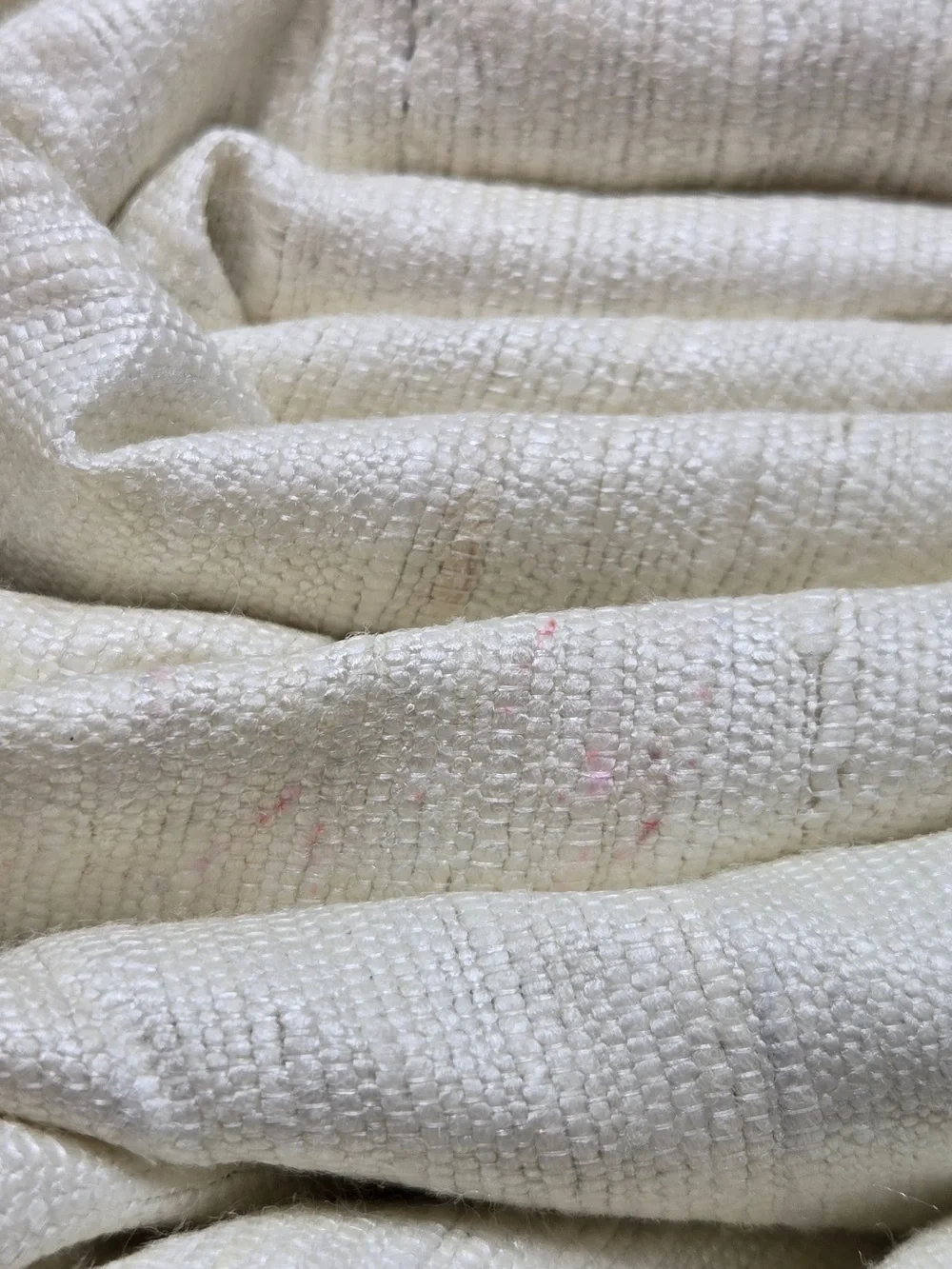 NWT QUINCE Set Of 2 48x96 Raw Silk Blackout Curtains Ivory 8991